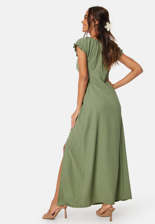 Structure Maxi Slit Dress