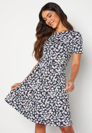 Tova short sleeve drawstring dress