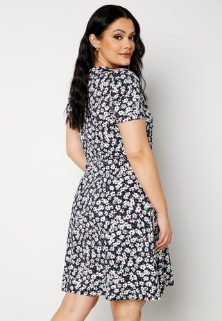 Tova short sleeve drawstring dress