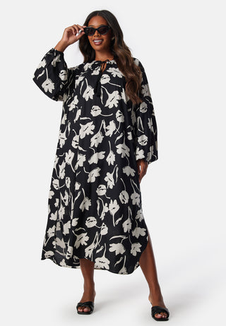 V-neck Raglan Viscose Dress