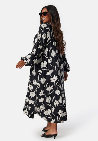 V-neck Raglan Viscose Dress