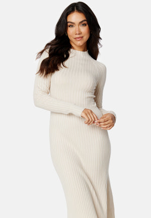 Yazmin fine knitted rib dress