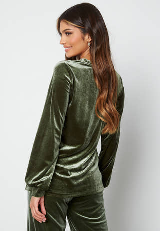 Yesly velvet top