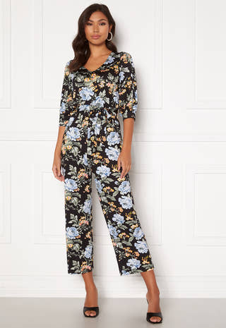 Tova puff v-neck jumpsuit