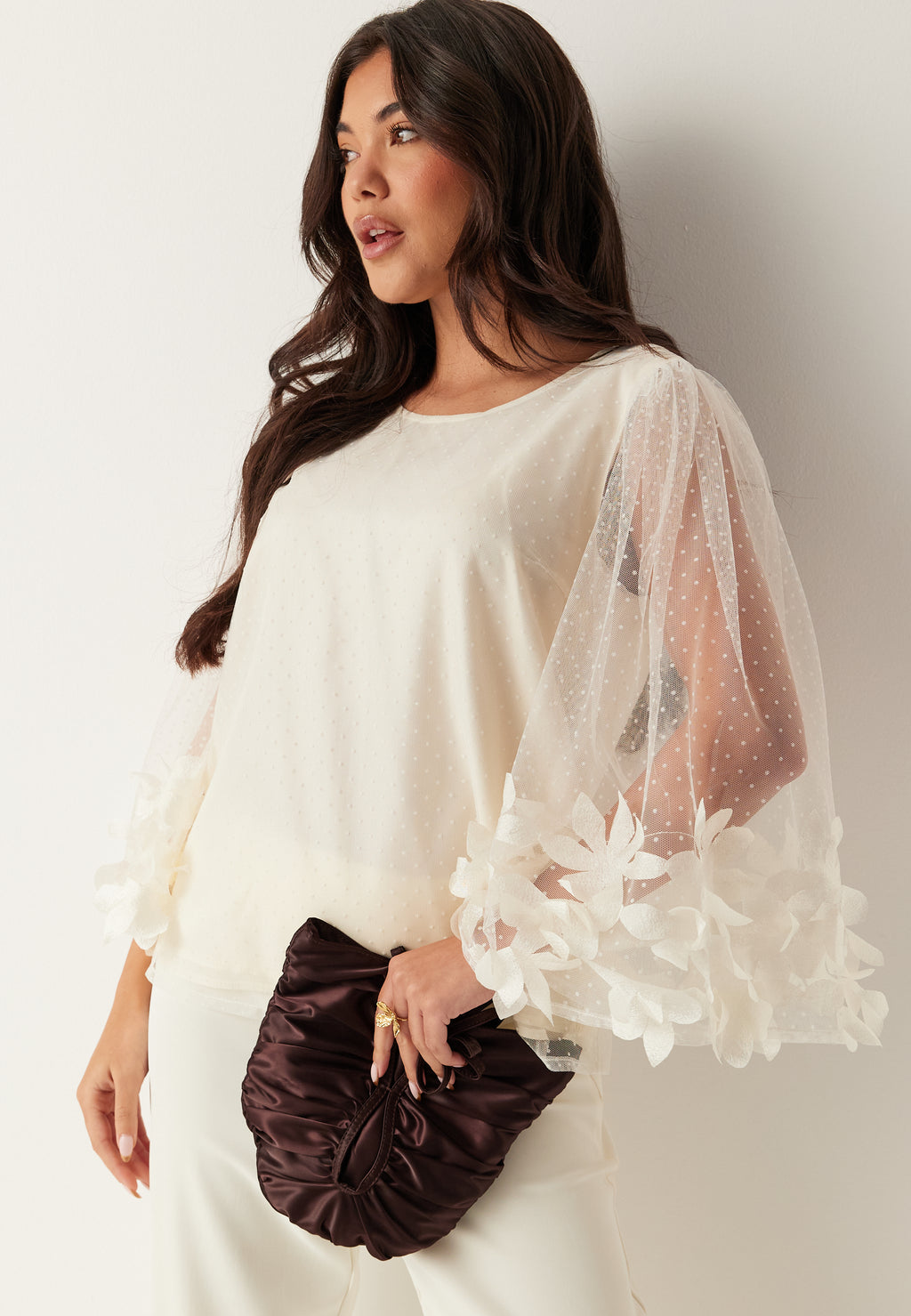 Ida Sjöstedt Carisma Dot Top Cream White