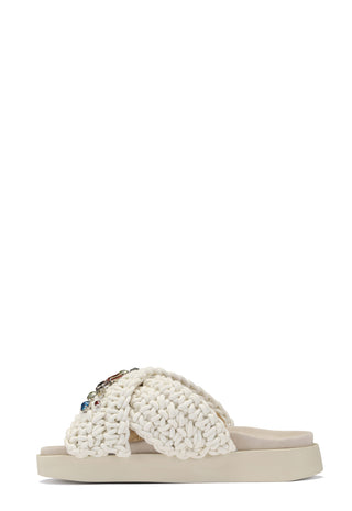 Slipper Woven Stones