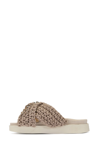 Slipper Woven Stones