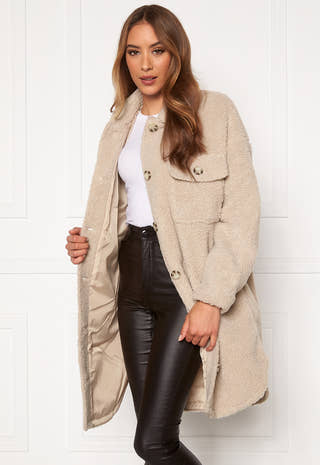 Stella Teddy Shirt Jacket
