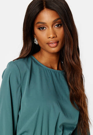 Ellen L/S Peplum Top