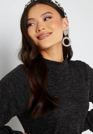 Emma L/S High Neck Dress