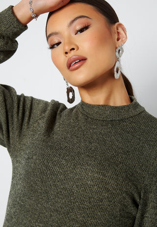 Emma L/S High Neck Dress