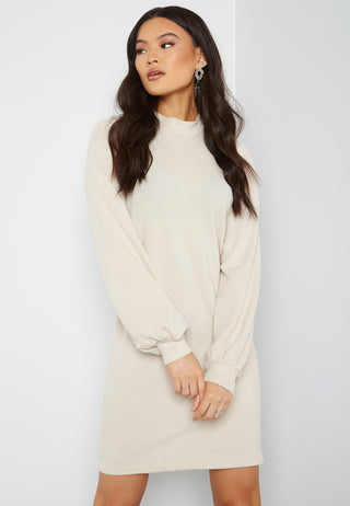 Emma L/S High Neck Dress