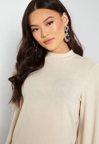 Emma L/S High Neck Dress