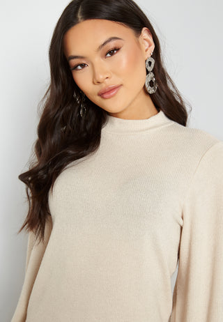 Emma L/S High Neck Dress