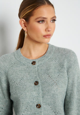 Ingeborg Life L/S Short Cardigan Knit