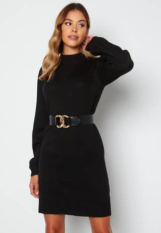Rue L/S High Neck Dress