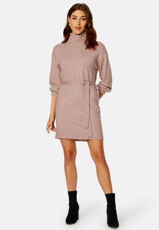 Rue L/S Roll Neck Belt Dress