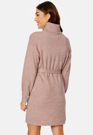 Rue L/S Roll Neck Belt Dress