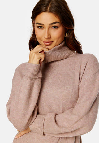 Rue L/S Roll Neck Belt Dress