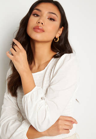 Sindi L/S Smock Top