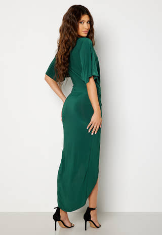 Kimono Sleeve Rouch Dress
