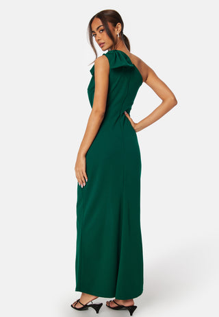 One Shoulder Bow Maxi Dress