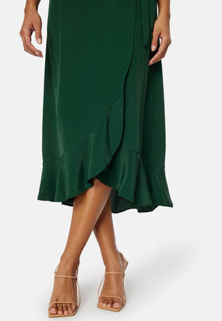 Short Sleeve Wrap Dress