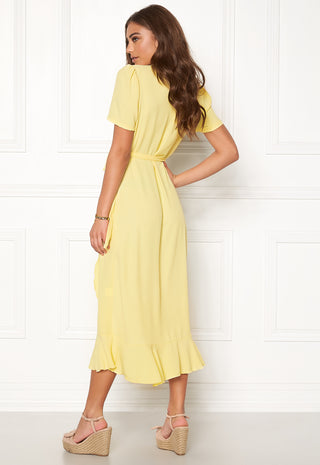 Short Sleeve Wrap Dress