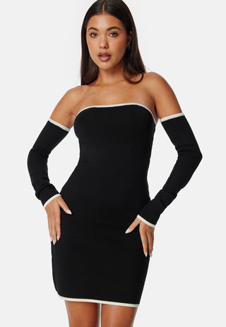 Josefin Contrast Tube Dress