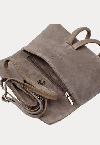 Barletta Small Suede Bag