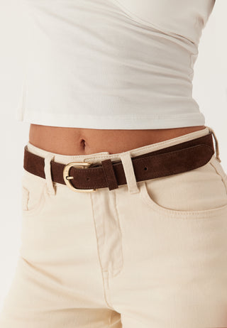 Belt In Suede