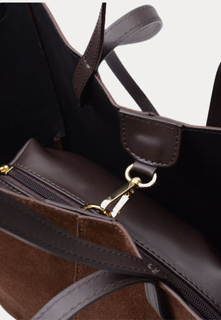 Nola Suede Handbag
