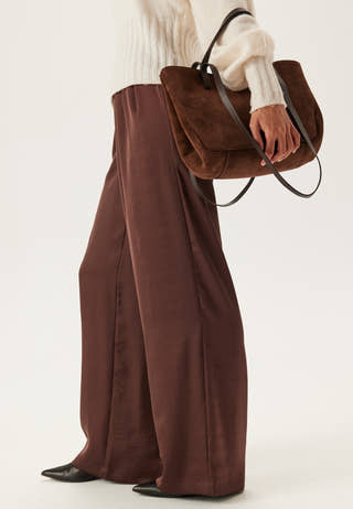 Nola Suede Handbag
