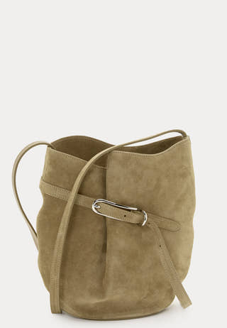 Belted Bucket Bag