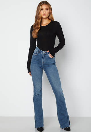 Slit jeans