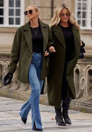 Slit jeans