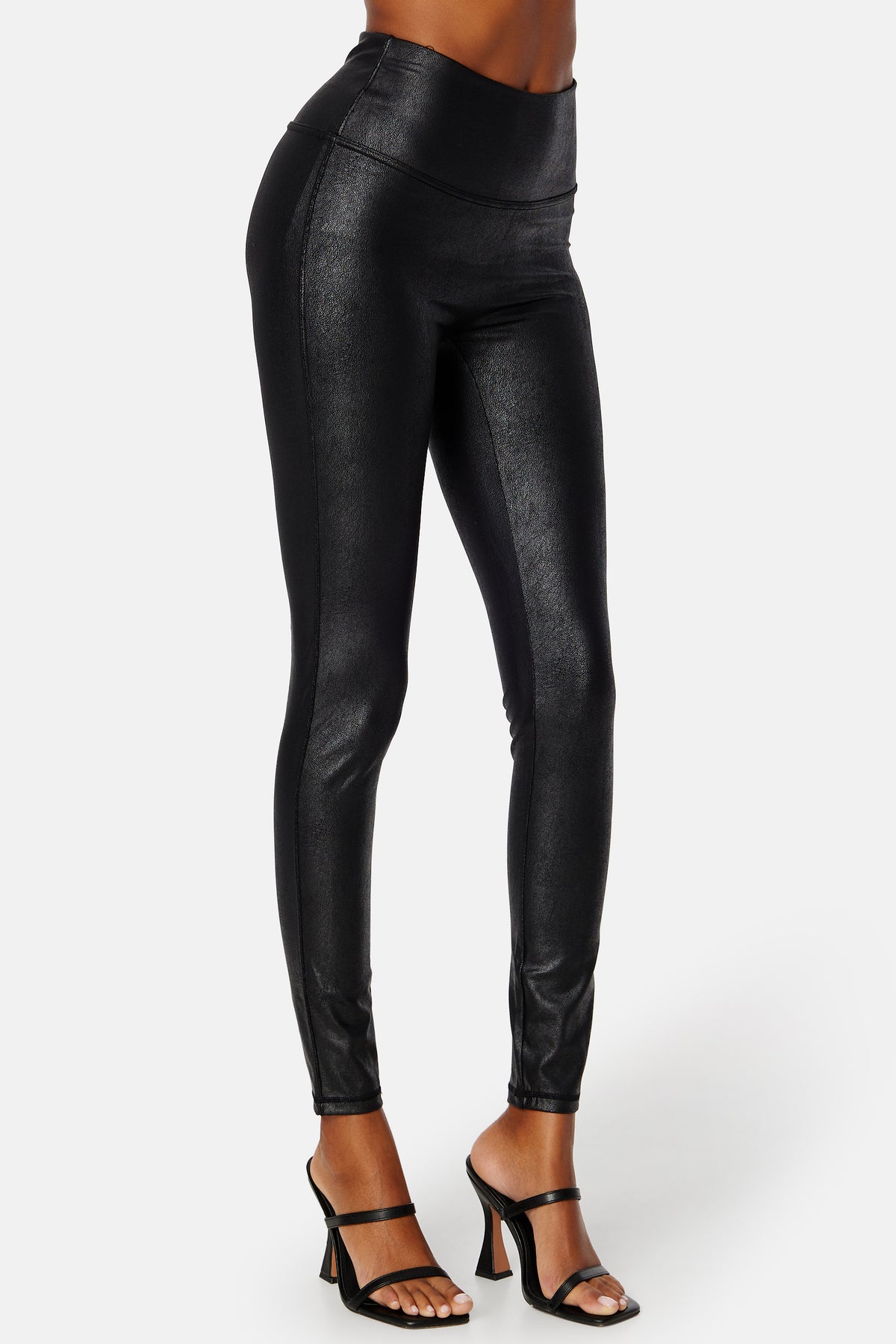 Magic bodyfashion - MAGIC Bodyfashion - Leather Look Shape Legging Black