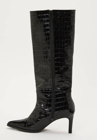 Knee High Leather Boot