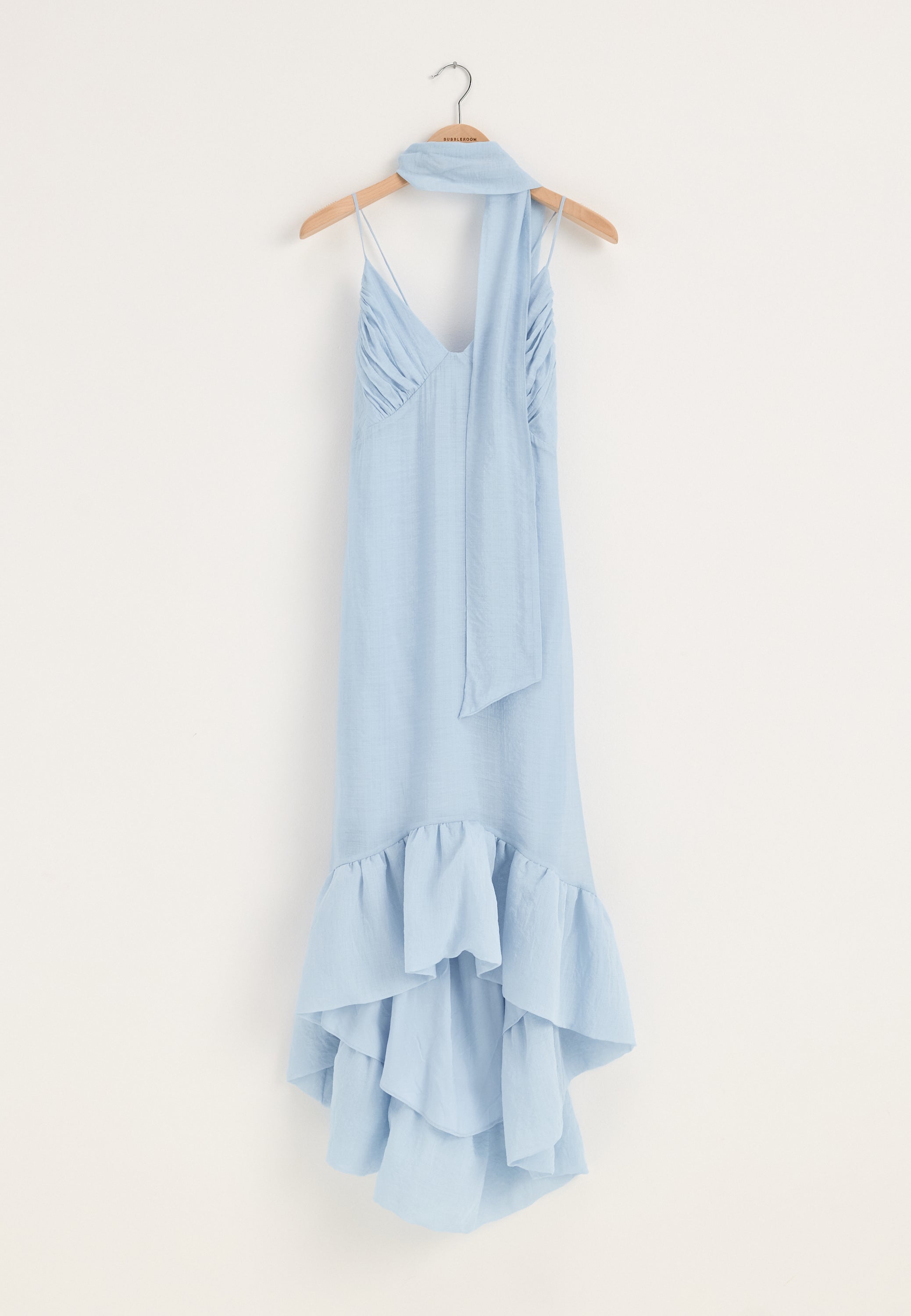 Moa mattsson x bubbleroom High Low Sheer Dress Blue Blue Moa mattsson x bubbleroom High Low Sheer Dress Blue Blue