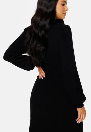 Amelia L/S Knit Wrap Dress