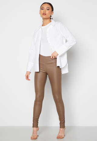 Objbelle Coated Leggings