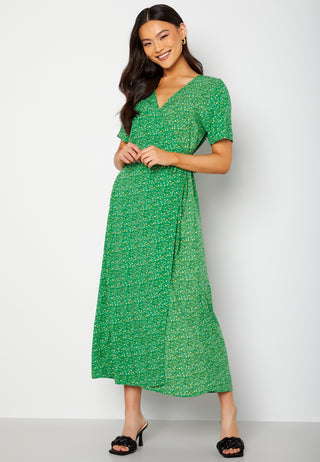 Ema Elise L/S Long Wrap Dress