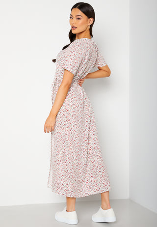 Ema Elise L/S Long Wrap Dress