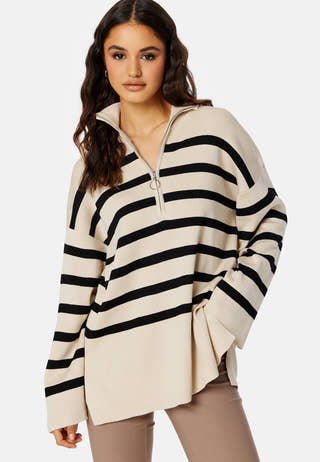 Ester L/S Knit Zip Pullover