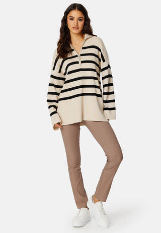 Ester L/S Knit Zip Pullover