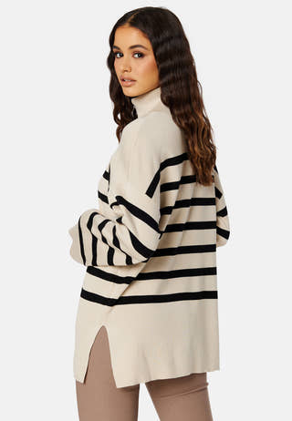 Ester L/S Knit Zip Pullover