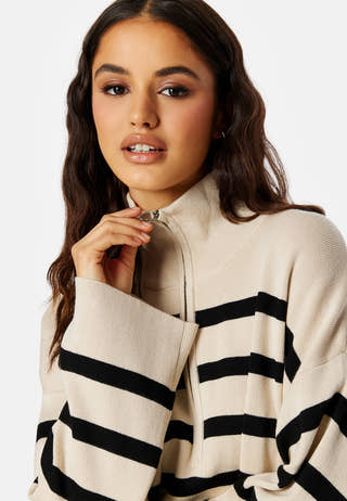 Ester L/S Knit Zip Pullover