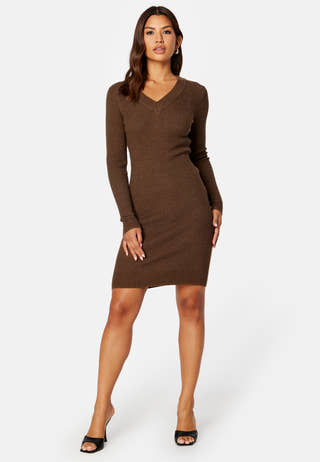 Fae Thess L/S Rib Knit Dress