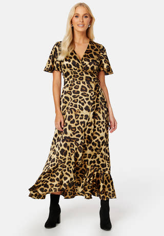 Green Papaya Wrap Dress