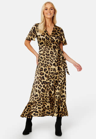 Green Papaya Wrap Dress